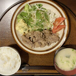 珈琲と食事 あると - 生姜焼き定食♬