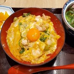 Hachikian - 親子丼とミニ鴨なんばセット