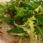 アクア パッツァ - 濃厚なスズキのカルパッチョ♪