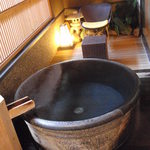 淘心庵 米屋 - お部屋の露天風呂です。