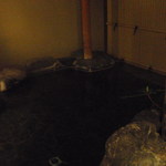 淘心庵 米屋 - 大浴場の露天風呂（深夜貸切だったので撮影）