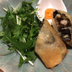 ワインとお料理 ことり - 豚ガツとキクラゲの揚げ春巻き