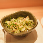 鮨 波やし - お新香サラダ