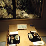 淘心庵 米屋 - お食事処…調理場に近いので料理も冷めません。