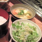 Jinguumae Mokuchi - 椀物とサラダ