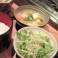神宮前もくち - 椀物とサラダ