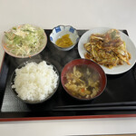 安家 - 回鍋肉定食（税込み７５０円）