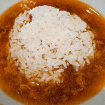 スーラーメン まくり - 酸辣麺にライスドボ～ンッ！