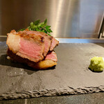 鉄板ビストロSAM'S - 国産牛サーロインステーキ