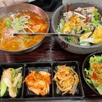 焼肉陽山道 - ハーフビビンバ＋冷麺ランチ