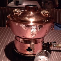 瀬里奈 本店 - 恒例のしゃぶしゃぶの鍋です。