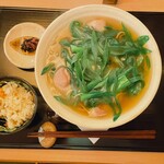 京都鴨そば専門店　浹 - 鴨そばとかやくご飯の“一口サイズ”