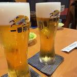 和楽 - 生ビールとコーラで乾杯