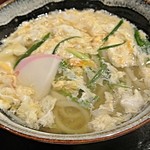 花月うどん - 玉子とじうどん（並）