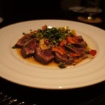 ワンアンドオンリー - 牛タタキ。