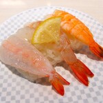 魚べい - えび3種食べ比べ（200円）