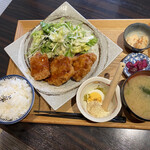 Teru zou - 姫セット【チキン南蛮定食】　ドリンク、甘味付き　1000円