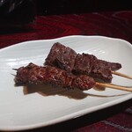 大津 御幸家 - 近江牛串(レバー､ハツ)