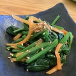 ジャム cafe 可鈴 - 青菜のお浸し