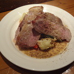 Bar Dondada - 2月17日　メインランチ、豚肩肉のマスタードソース