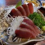 丸千葉 - 初がつお刺。