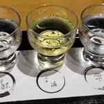 Kamadofuramu Tanzaburou - 日本酒三種飲み比べ