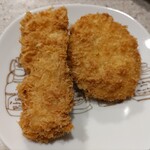 Tonkatsu Shinjuku Saboten - いかフライと、北海道コロッケ。