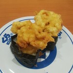 無添くら寿司 - 特盛 たら白子天ぷら軍艦 (税込)220円 (2022.05.01)