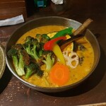 Rojiura Curry SAMURAI. - ひき肉納豆マイルドスープ辛さ4tp森森ブロッコリー