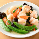 Stir-fried Aomame Shrimp and Shrimp