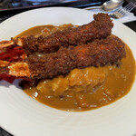 明治亭 - エビフライカレー