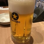 味庵しものせき - 生ビール　