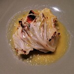 レストラン タケウチ - 春キャベツとイサキのソテー