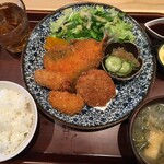 写楽 箸処 - ミックスフライ定食