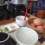 Rampaku - シンプルなメニューです 卵かけご飯がとにかくメイン