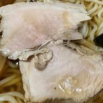 東京庵 - 『冷っこい中華』のチャーシュー