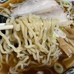 東京庵 - 『中華そば』の麺