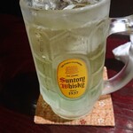 大津 御幸家 - びわ湖ハイボール(ラムネ＋角)