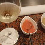 鉄板焼 七海 - サラダのドレッシング