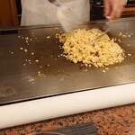 鉄板焼 七海 - ガーリックライス