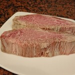 鉄板焼 七海 - ヒレも追加しちゃった(笑)