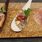 鉄板焼 七海 - 前菜　本日のオードブル盛り合わせ