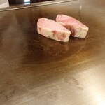 鉄板焼 七海 - ヒレの登場だ