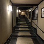小梨の湯 笹屋 - 廊下階段