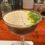BAROSSA cocktailier - C-2：焼き芋、トッピング：粉末にした飛騨のホウレンソウ、白胡麻、黒胡麻