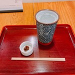 吾妻橋 やぶそば - そば湯割り