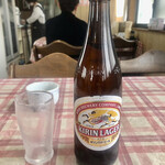 はかたや中村鮮魚店 - キリンラガーはポイント高し！中瓶¥600-  633（大瓶＝町中華で飲ろうぜ参照）だったら尚、良し