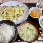 はかたや中村鮮魚店 - 野菜炒め定食¥850- 凡庸かな