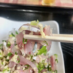 はかたや中村鮮魚店 - 薬味の生姜が効いています