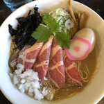 上州濃厚中華蕎麦 はたお商店 - のどぐろ煮干しそば